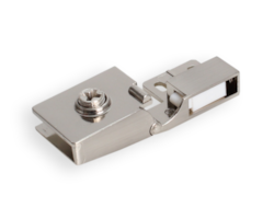 SATINATED TOP GLASS DOOR HINGE